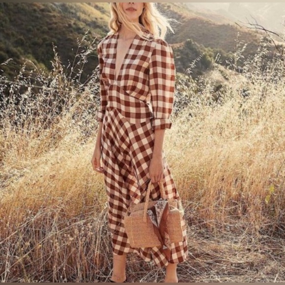 Doen Charleston Dress in St Ouen Nutmeg - Picture 7 of 7